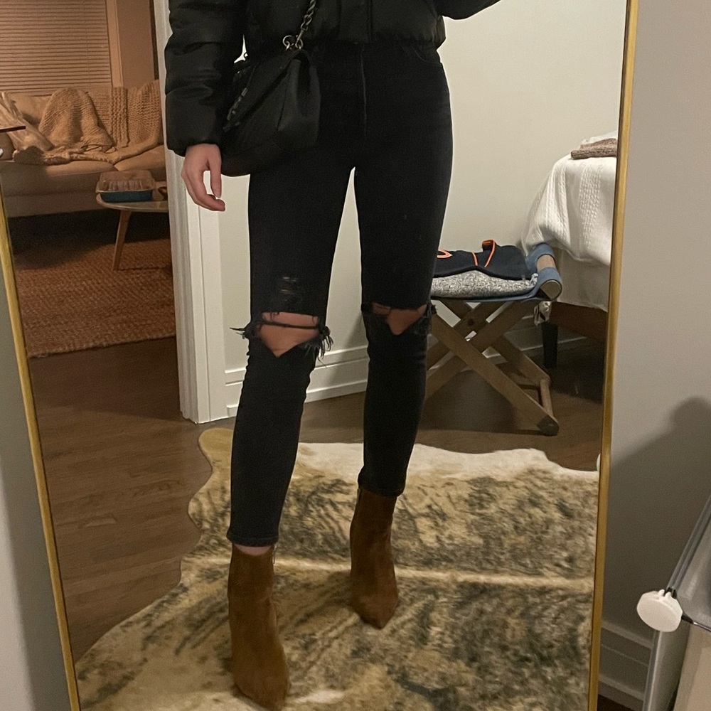 Agolde Black Skinny Jeans